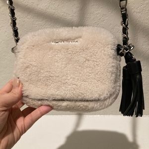 Sherpa Michael Kors Mini Crossbody